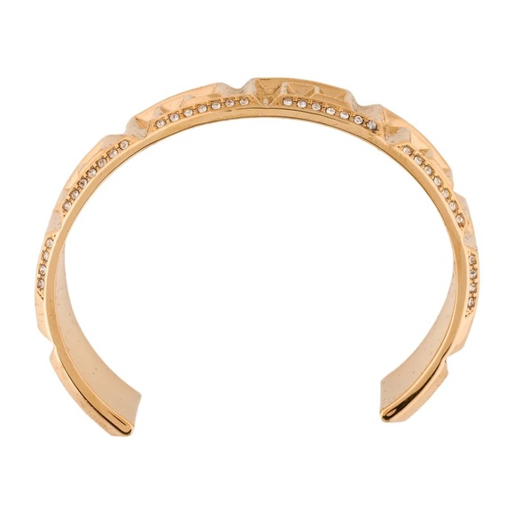 VERSACE Crystal Greca Cuff Bracelet - Picture 2 of 3